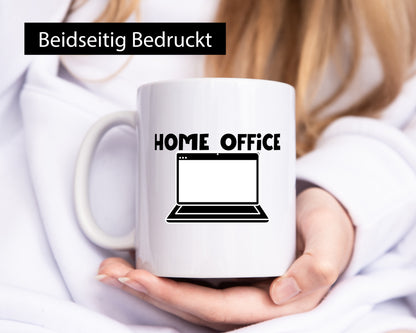 Home Office Tasse | Laptop Motiv Work from Geschenk Humor Geschenkidee lustiger