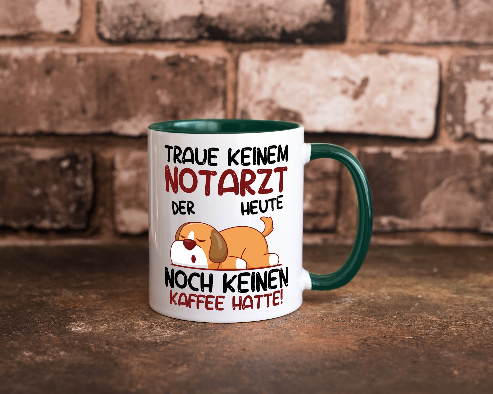 Traue keinem Notarzt | Arzt Geschenk Humor Geschenkidee lustiger Spruch Tasse