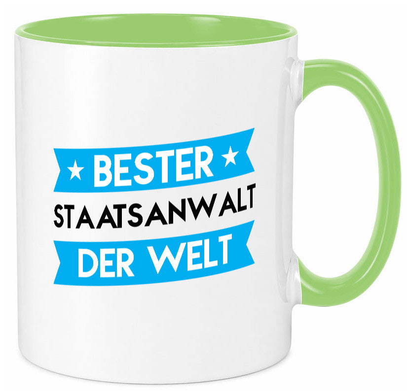 Bester Staatsanwalt | Anwalt Jurist lustig Humor Geschenkidee Geschenk Tasse