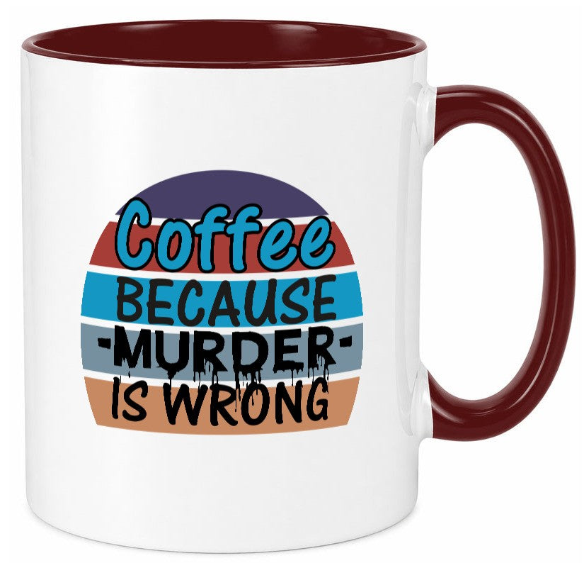 Kaffeetrinker Tasse | schwarzer Humor Büro Spruch Geschenk Arbeit Kollegen