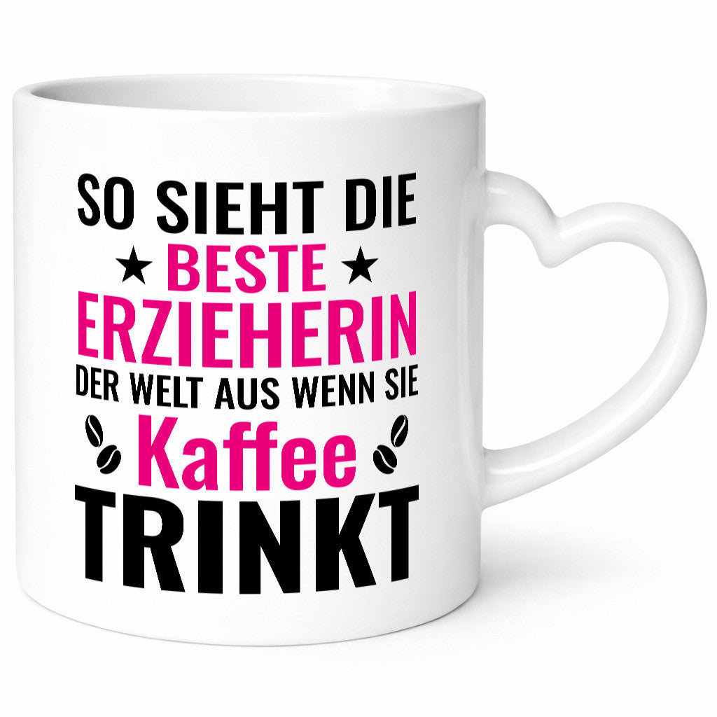 Kaffee trinkt: Erzieherin | Pädagogin Schule Geschenkidee Humor Tasse