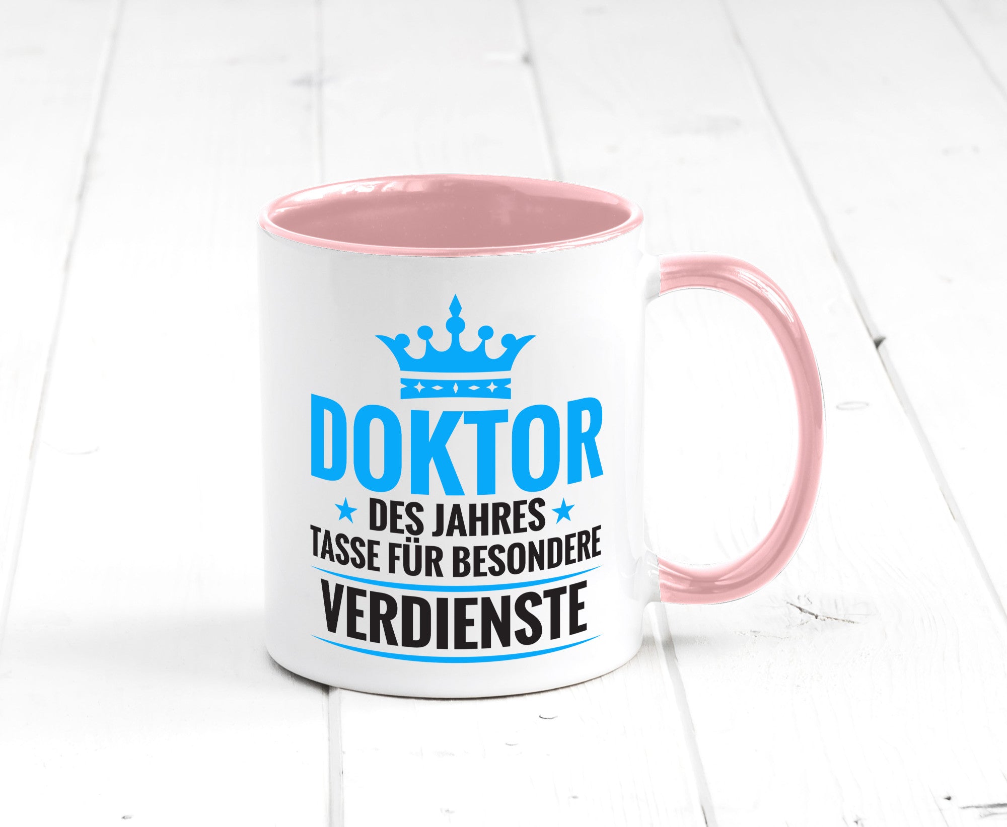 Besonderer Verdienst: Doktor | Doktorand Doktortitel Humor Geschenkidee Tasse