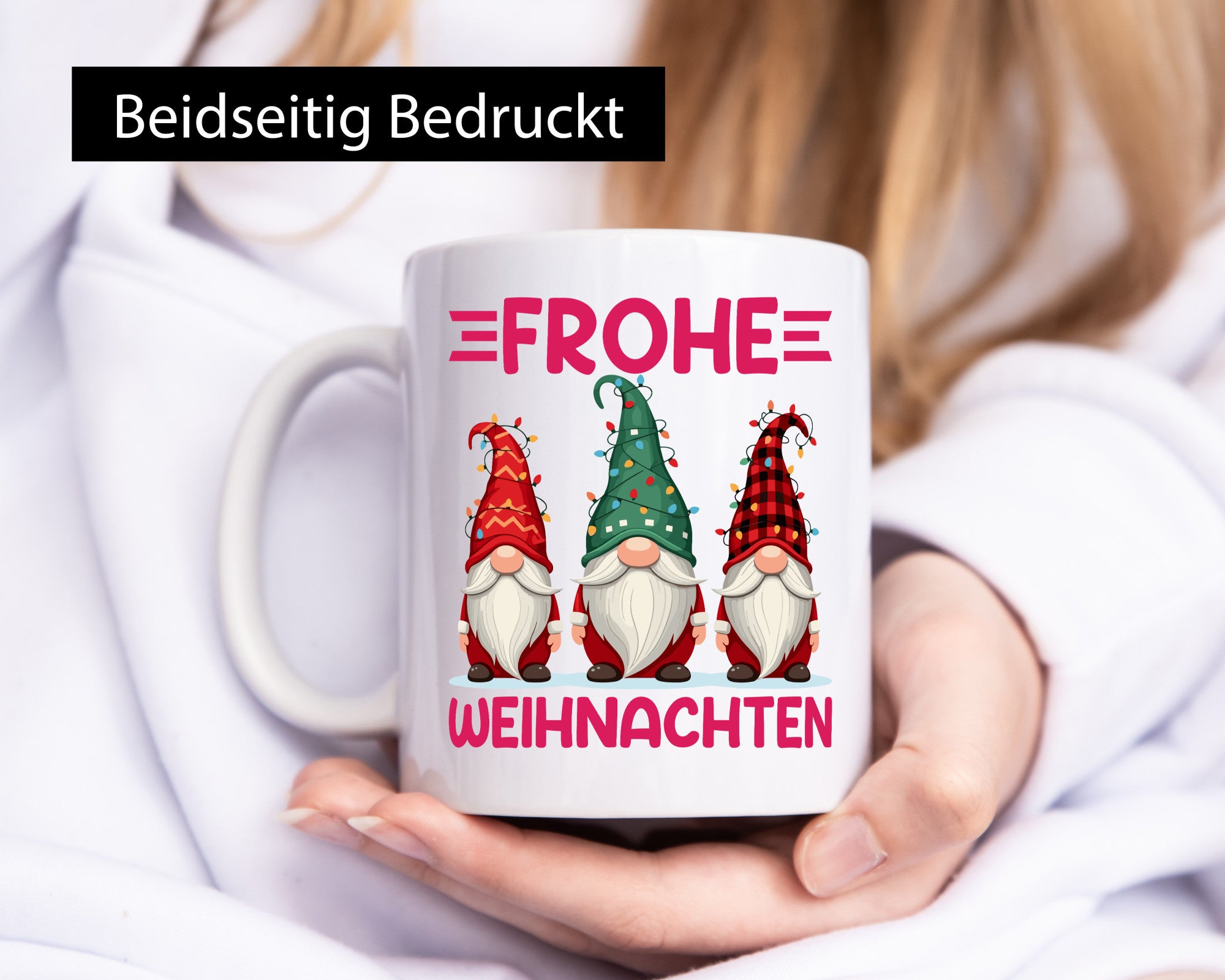 Drei Zwerge | Frohe Weihnachten Weihnachtszwerge lustiger Spruch Geschenk Humor