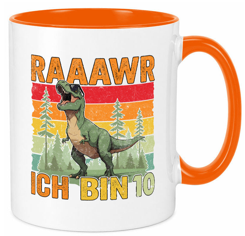 10. Geburtstag | 10 Jahre rarrrr ich bin Dinosaurier lustig Geschenkidee