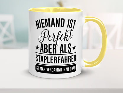Verdammt nah dran: Staplerfahrer | Gabelstapler Fahrer lustig Humor