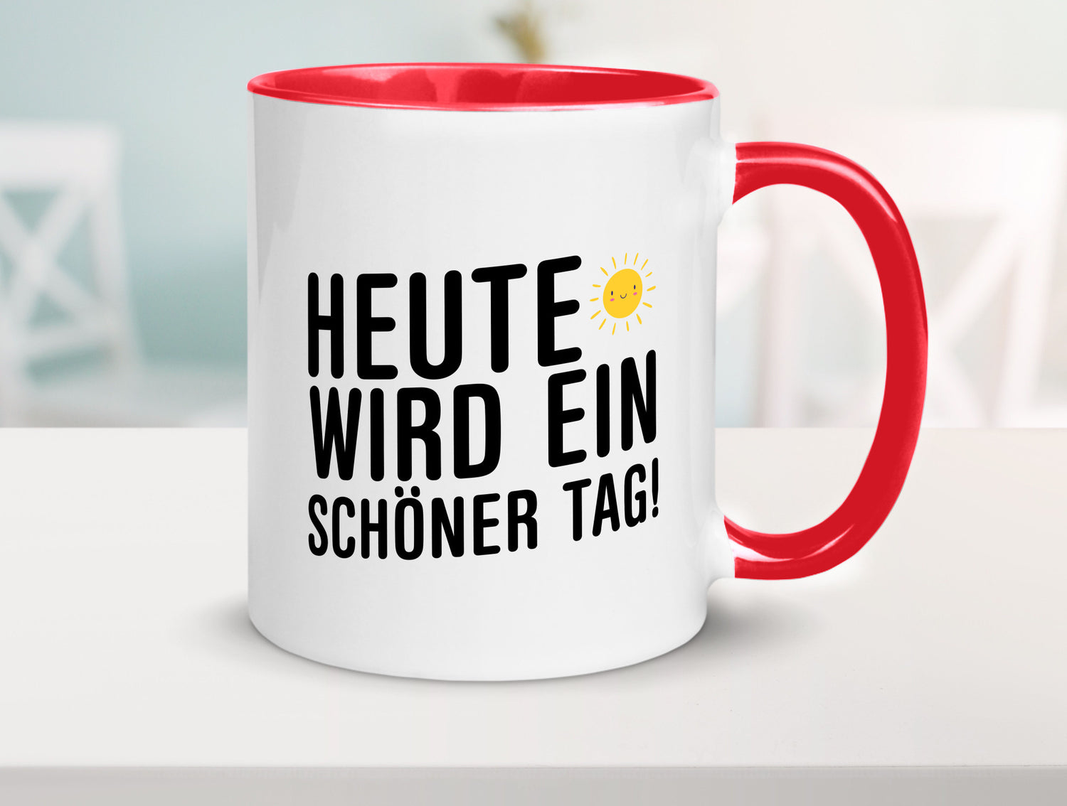 Heute wird ein schöner Tag | Motivation Positive Gedanken lustig Humor