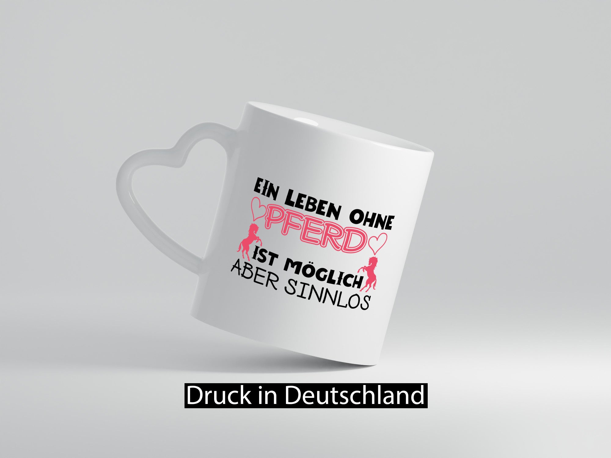 Leben ohne Pferd | Reiter Tasse Pferde Liebe Reiten lustiger Spruch Geschenk
