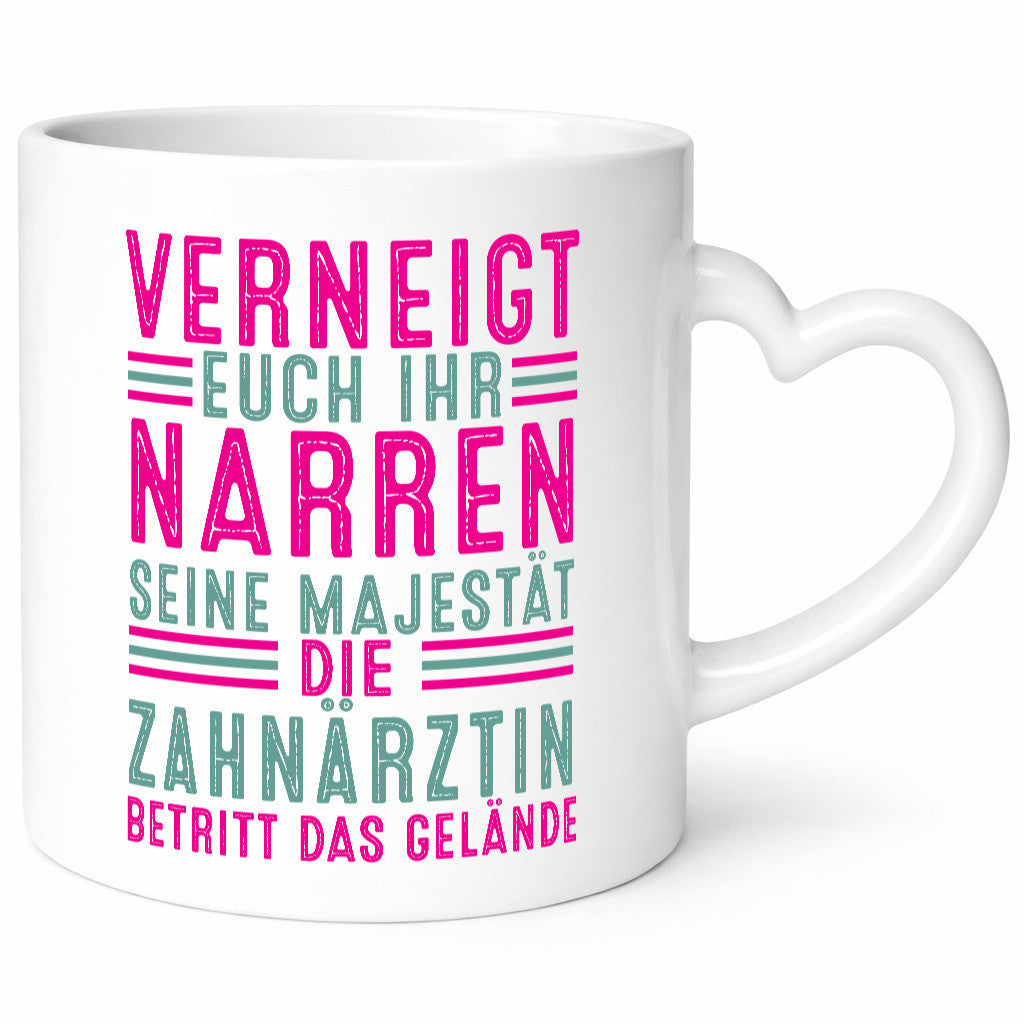 Verneigt euch: Zahnärztin | Zahnmedizin Beruf lustiger Spruch Geschenk Arbeit