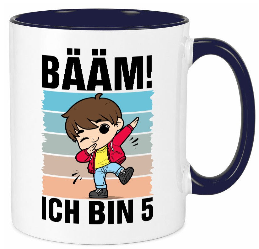 5. Geburtstag | Ich bin 5 Jahre Bäääm Dabbing Kind Geschenkidee Humor Tasse