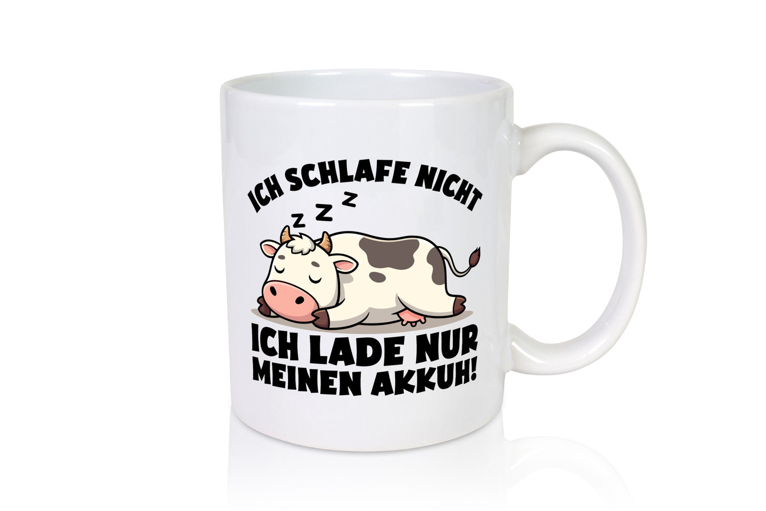 Ich schlafe nicht lade nur meinen Akkuh | Müde lustiger Spruch Geschenk Humor