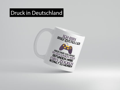 Briefzusteller | Postbote Paketdienst Gamer Zocken Geschenk Humor Geschenkidee