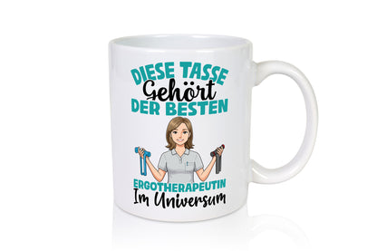 Im Universum: Ergotherapeutin | Ergotherapie lustiger Spruch Geschenk Humor