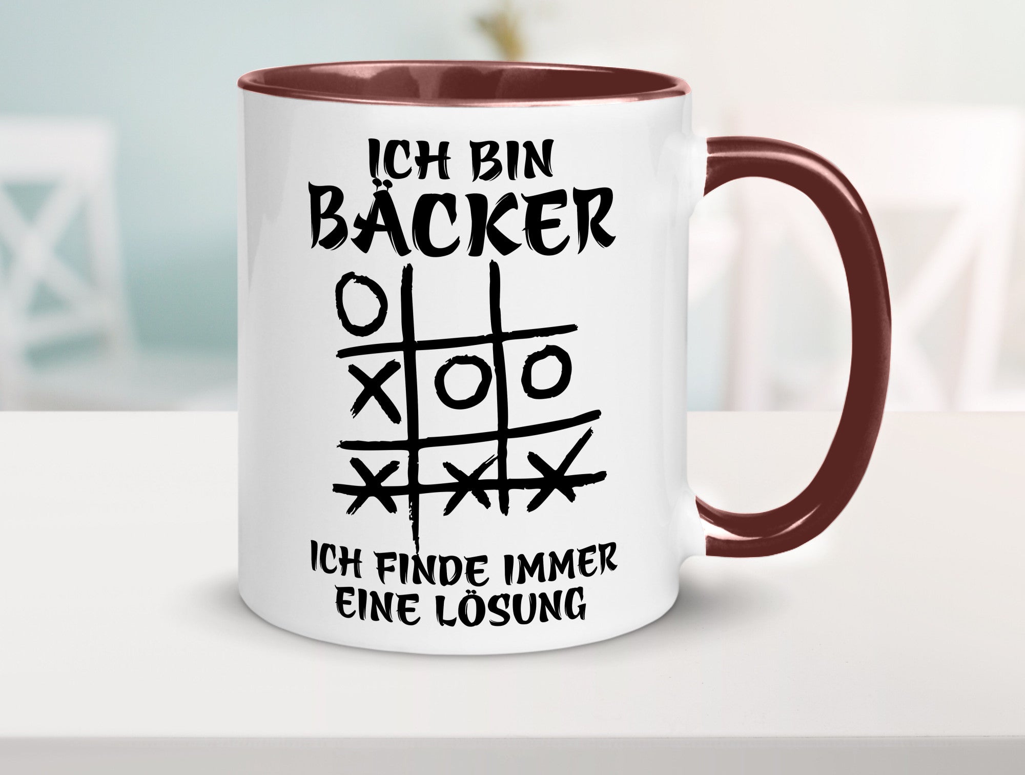 Ich bin Bäcker finde immer eine Lösung | Meister lustig Humor Geschenkidee