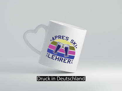 Apres Ski Lehrer | Biergläser Skier lustiger Spruch Geschenk Humor Geschenkidee
