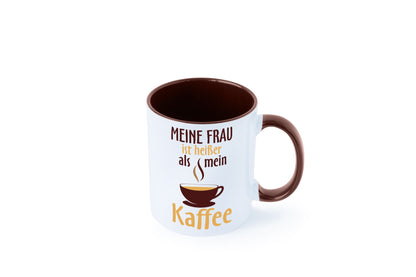 Meine Frau ist heißer als Kaffee | Ehe Partnerschaft Geschenk Humor