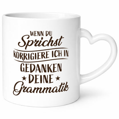 Grammatik korrigieren während du sprichst | Sterne lustig Humor Geschenkidee