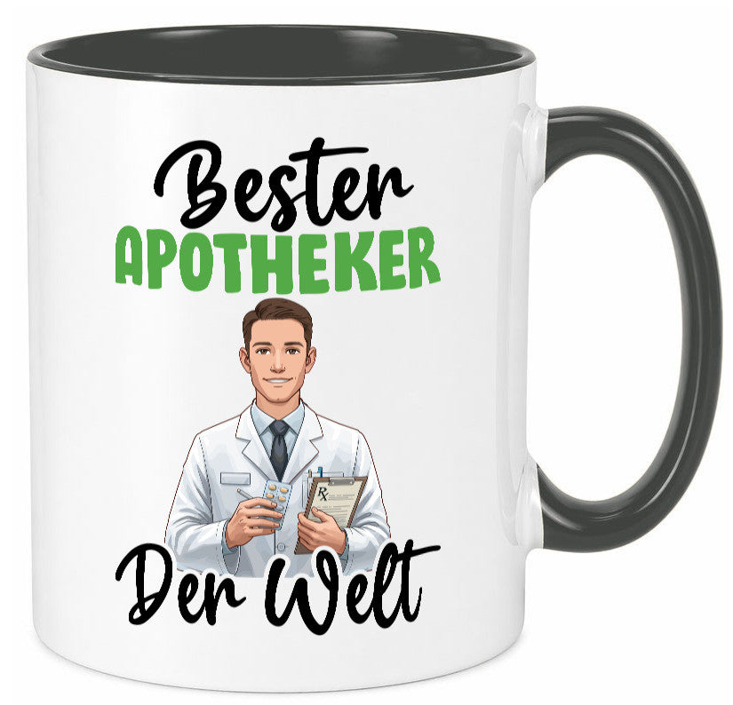 Bester Apotheker | Apotheke Pharmazie v2 Humor Geschenkidee Tasse