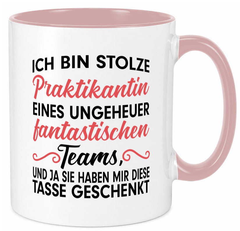 Stolze Praktikantin | Arbeitswelt Tasse Praktikum Geschenk Arbeit Kollegen Büro