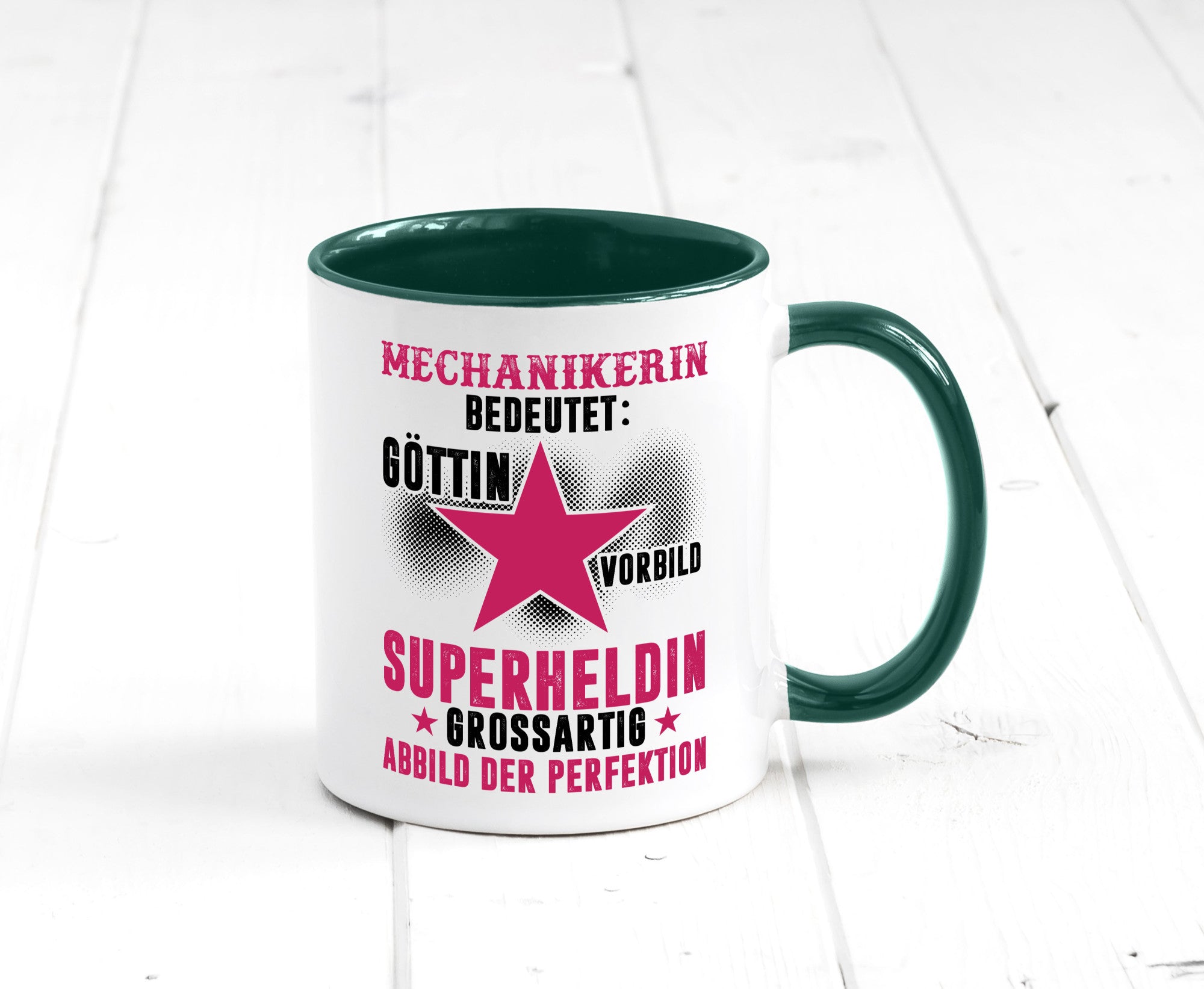 Bedeutung von Mechanikerin | KFZ Geschenkidee Humor Tasse