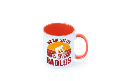 Ich bin Selten Radlos | Radfahrer Mountainbike Humor Geschenkidee Tasse