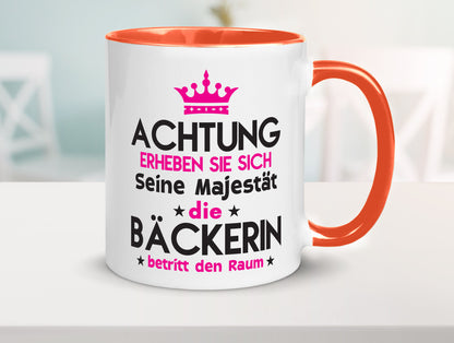 Seine Majestät Bäckerin | Bäckerei Frauen Backen Humor Geschenkidee Tasse