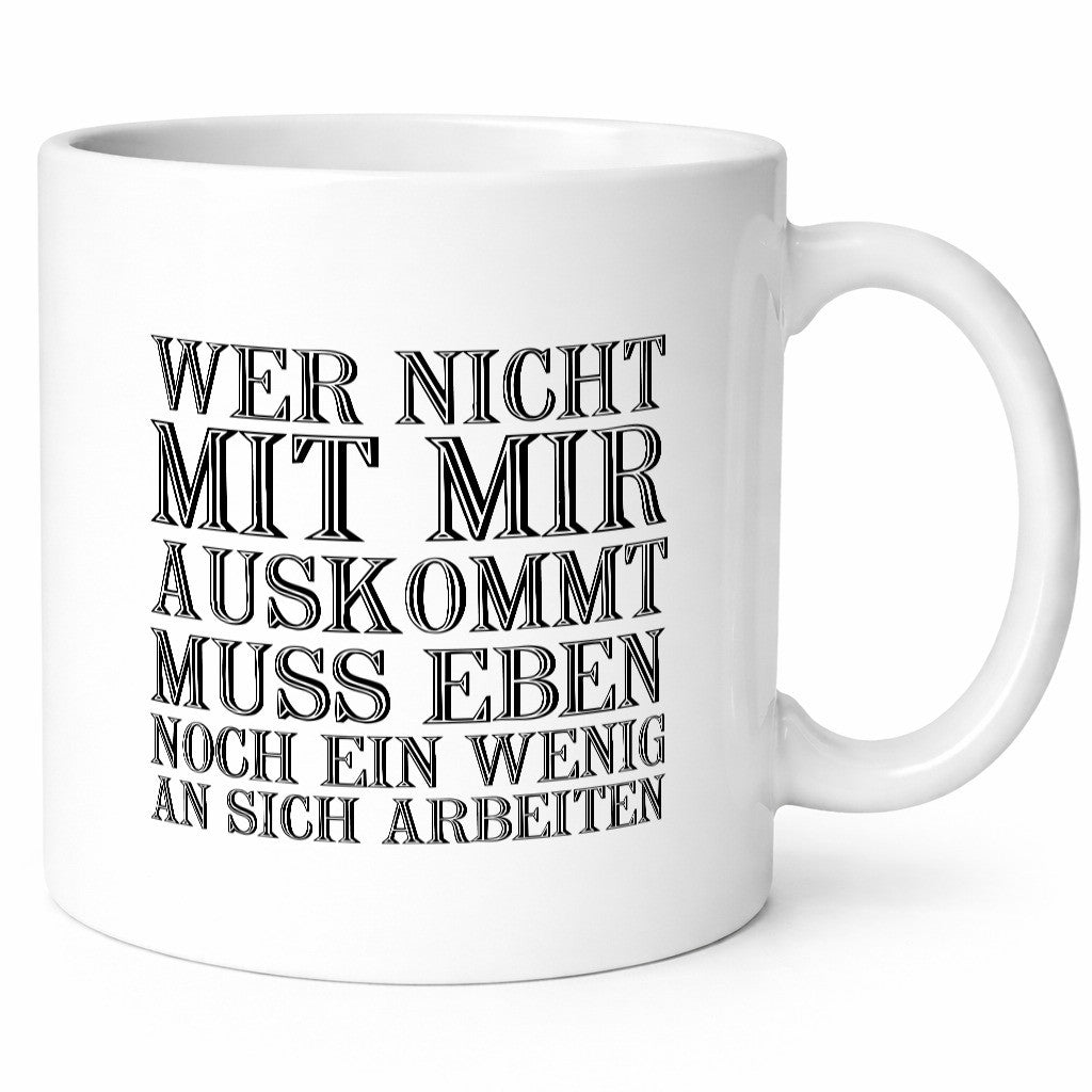 Wer nicht mit mir auskommt | Männer Kollege Mitarbeiter lustig Arbeit Kollegen