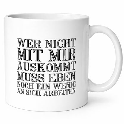 Wer nicht mit mir auskommt | Männer Kollege Mitarbeiter lustig Arbeit Kollegen