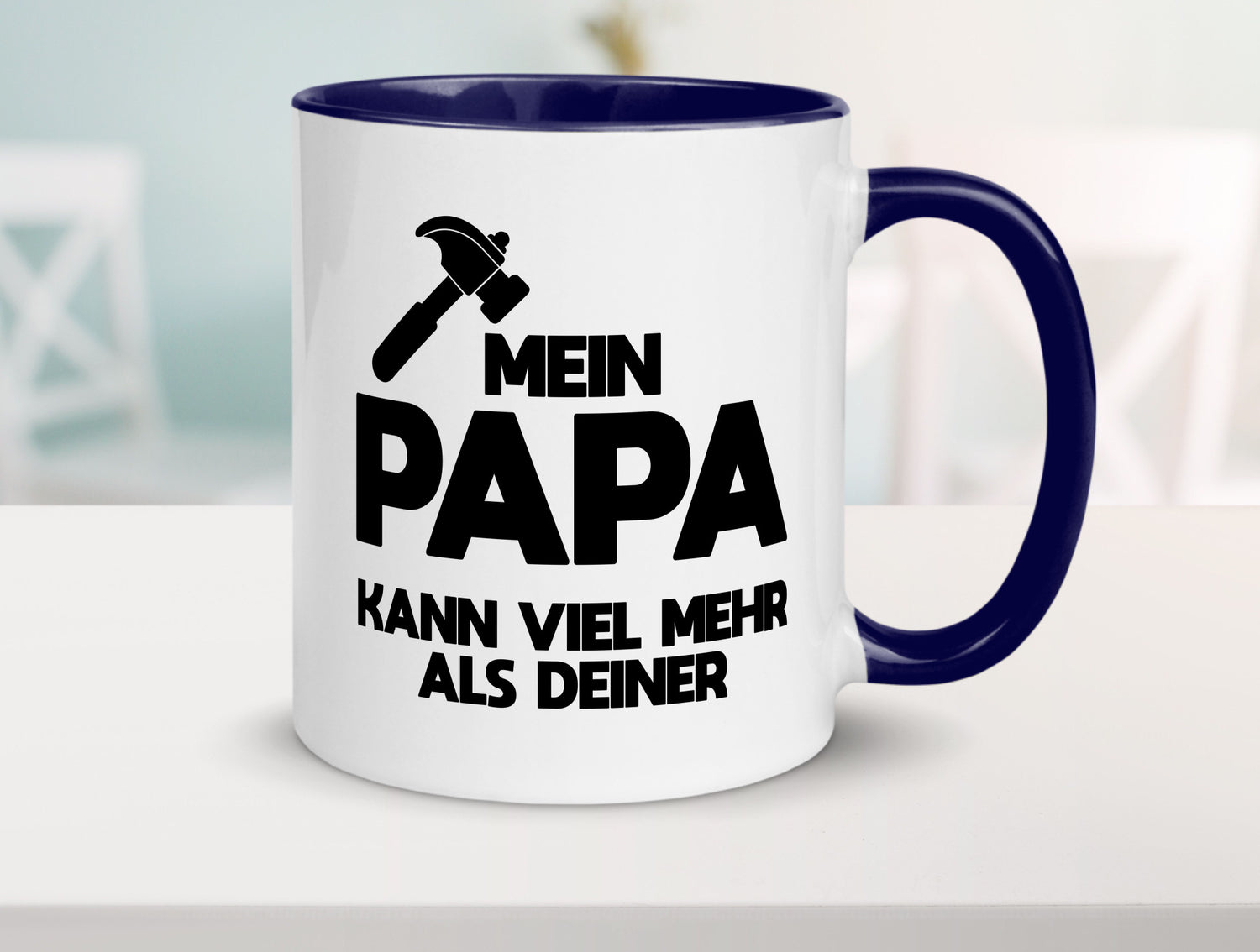 Mein papa kann viel mehr als deiner | Bester lustiger Spruch Geschenk Humor