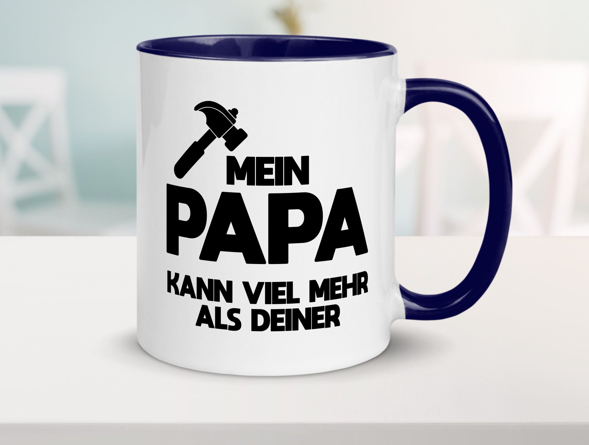 Mein papa kann viel mehr als deiner | Bester lustiger Spruch Geschenk Humor