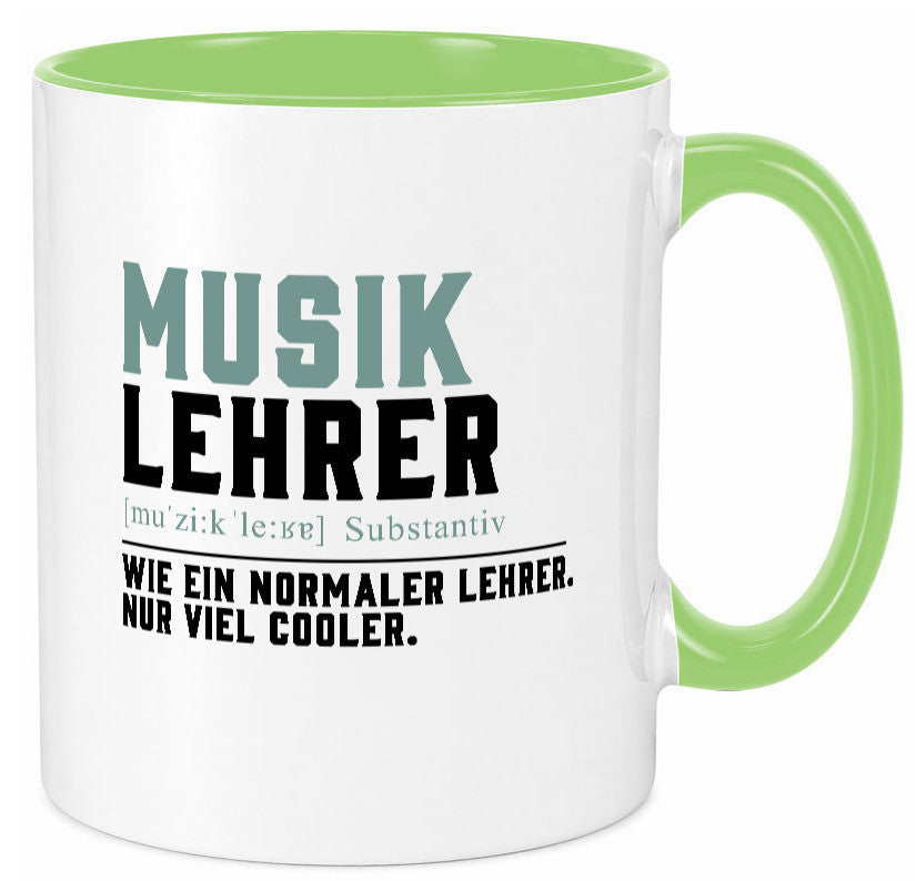 Musiklehrer | Lehrer Unterricht Lieblingslehrer Geschenkidee Humor Tasse