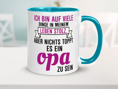 Opa Tasse | Stolzer Großvater Vatertag Enkelkinder Geschenk Familie