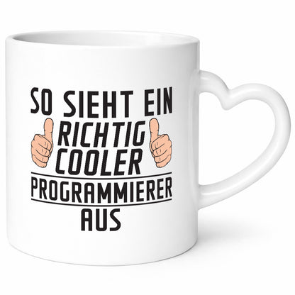 Richtig Cooler Programmierer | Software Entwickler lustiger Spruch Geschenk