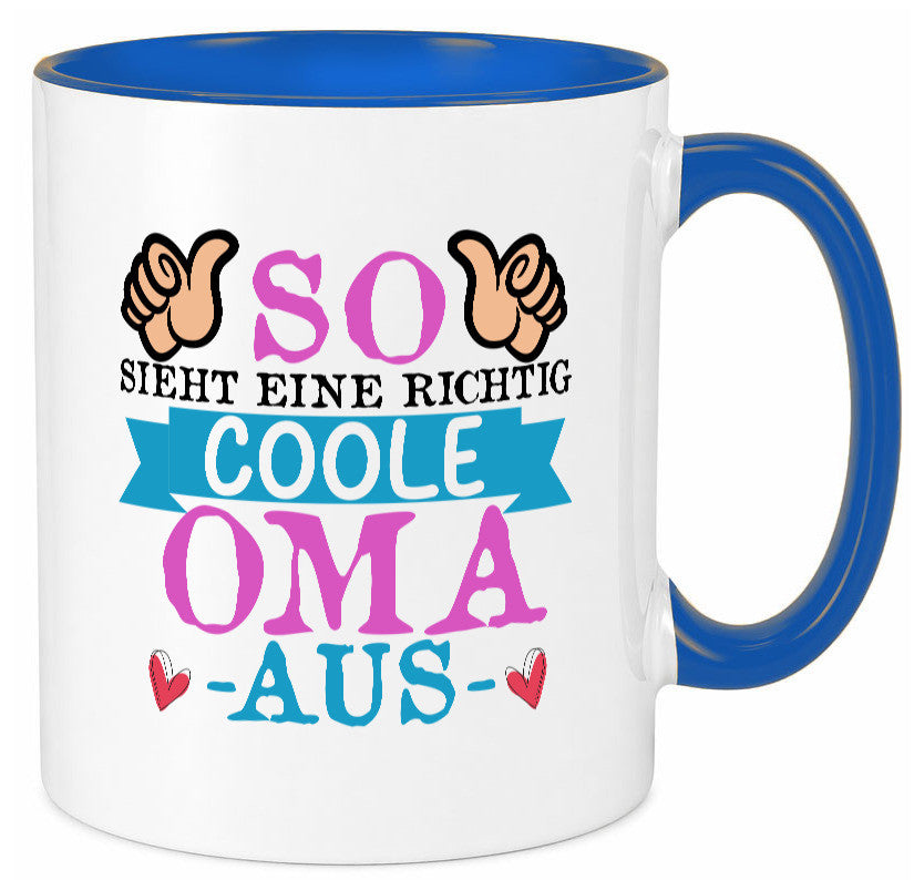 So sieht eine richtig Coole Oma aus | Großmutter Humor Familie Geschenkidee