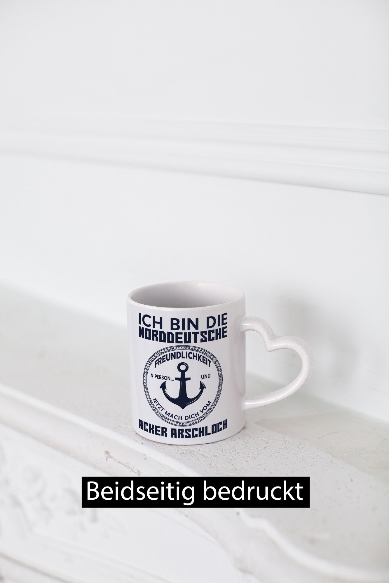 Norddeutsche Freundlichkeit | grober Humor Spruch Geschenkidee Tasse