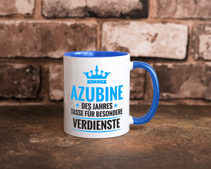 Besonderer Verdienst: Azubine | Ausbildung Lehrling lustig Humor Geschenkidee