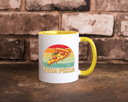Team Pizza | Pizzaliebhaber Lover v2 Geschenkidee Humor Tasse