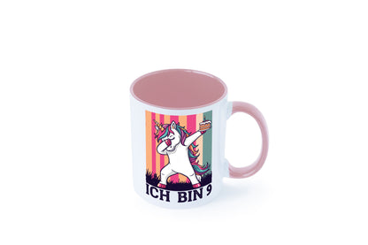 9 Geburtstag | Einhorn Damping Mädchen Humor Geschenkidee Tasse