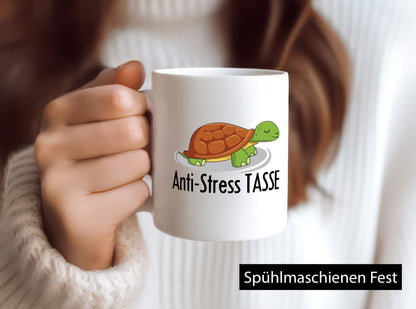 Anti Stress Schildkröte Humor Geschenkidee Tasse