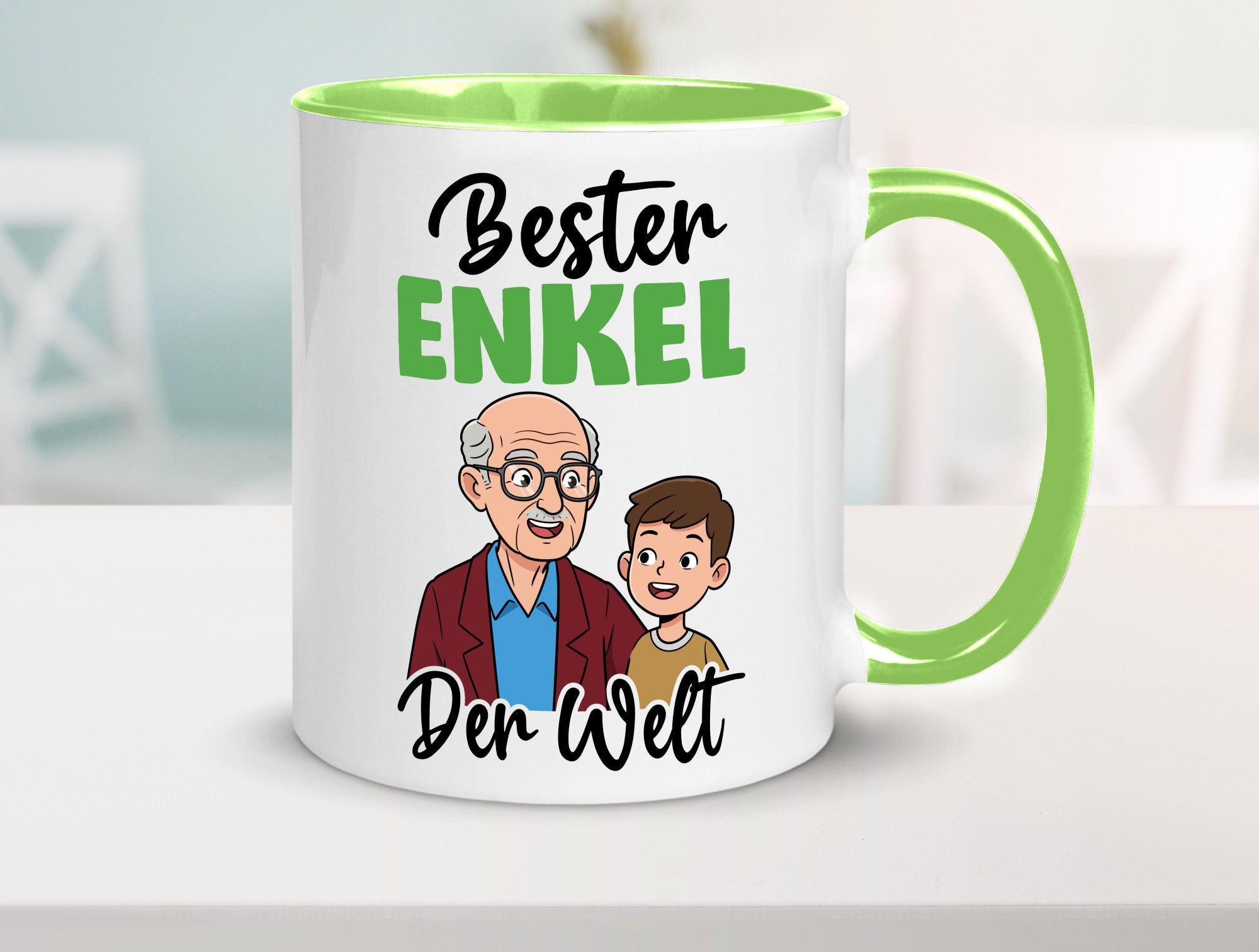 Bester Enkel | Großmutter Großvater Oma Opa lustiger Spruch Geschenk Familie