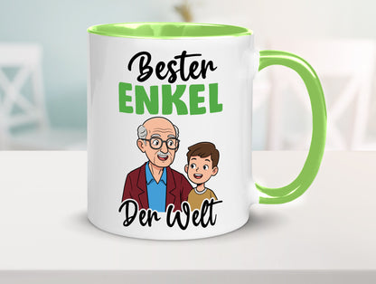 Bester Enkel | Großmutter Großvater Oma Opa lustiger Spruch Geschenk Familie