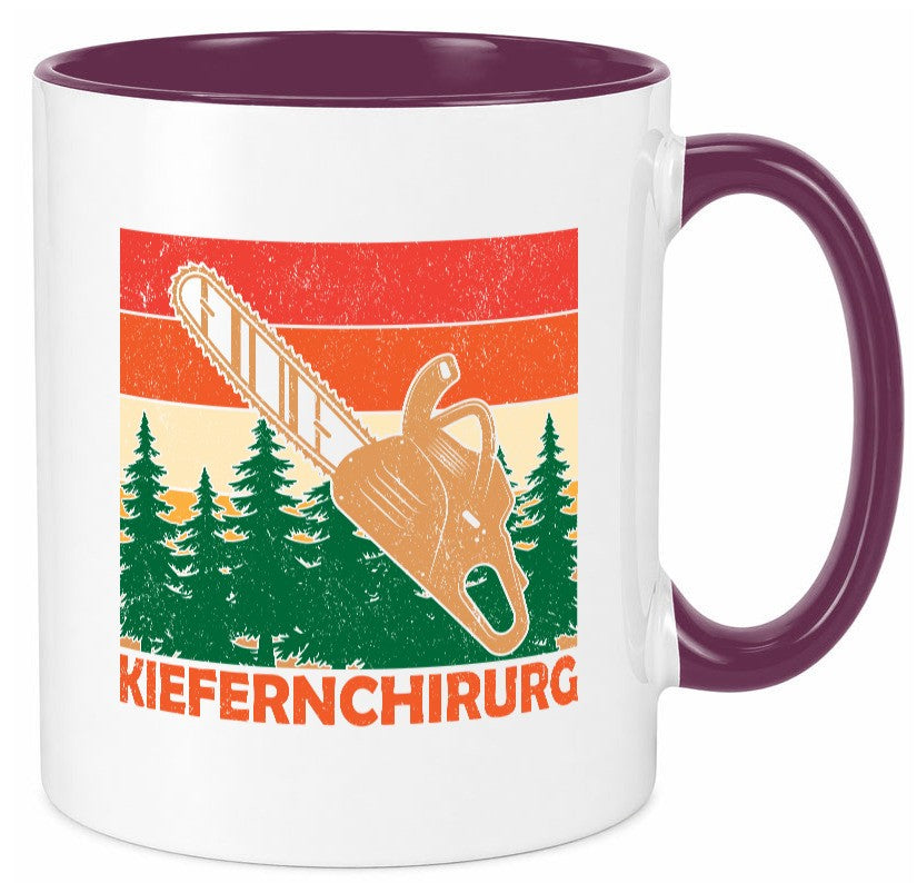 Kiefernchirurg | Kettensäge Waldarbeiter Holz Geschenk Arbeit Kollegen Büro Tasse