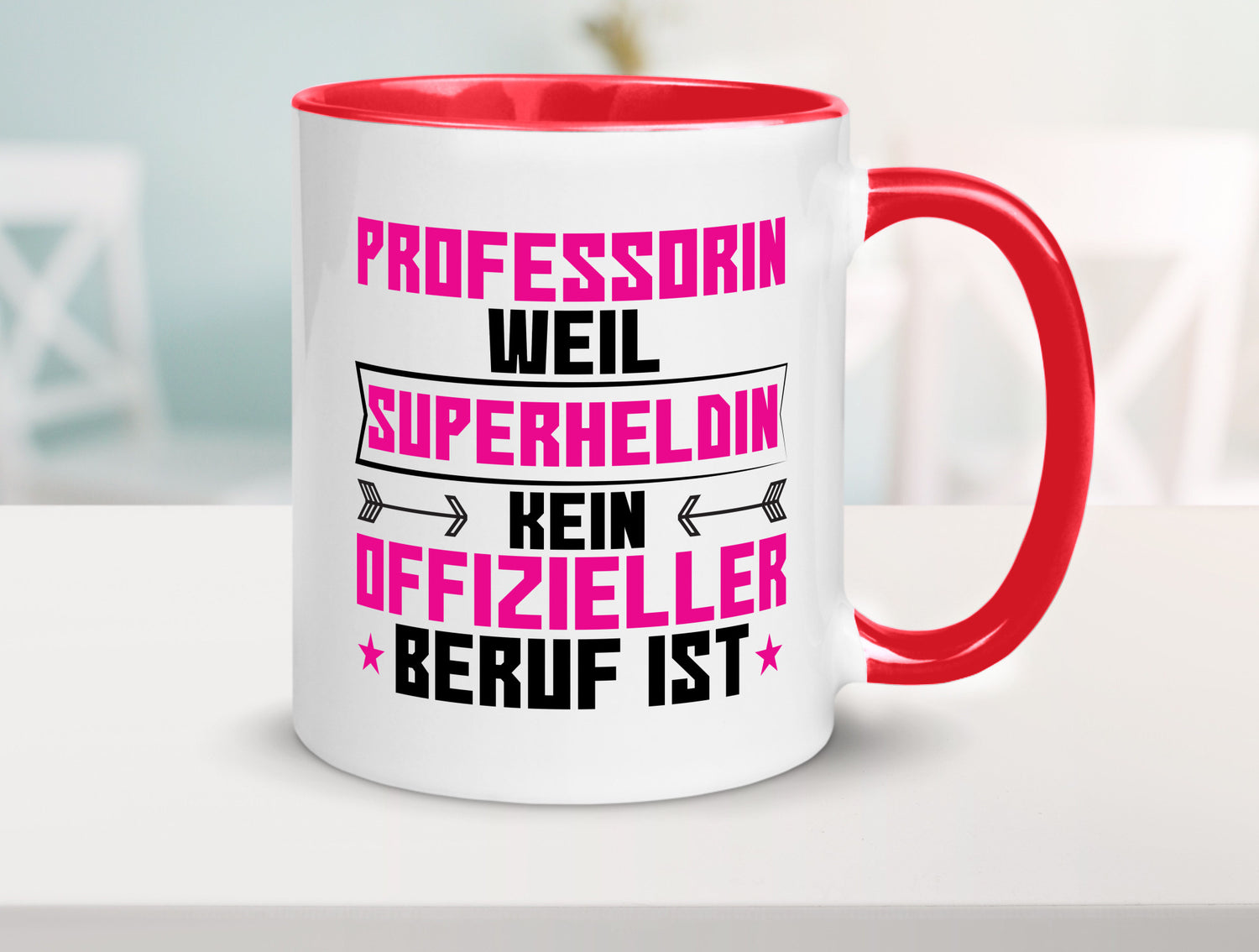 Superheldin Professorin | Uni Universität Geschenk Humor Geschenkidee lustiger