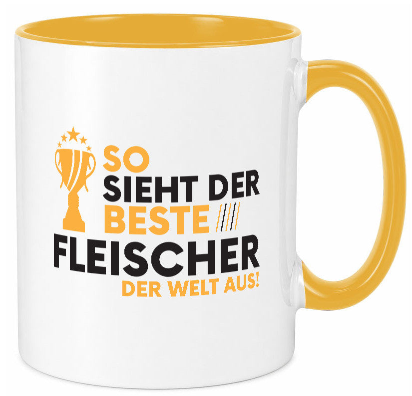 Der Weltbeste Fleischer | Schlachterei Geschenkidee Humor Tasse