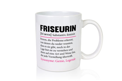 Friseurin | Beruf Spruch Friseuse Frisörin Humor Arbeit Kollegen Büro
