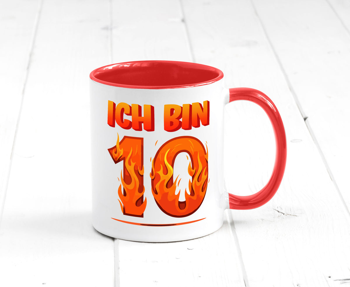 10. Geburtstag | 10 Jahre Drache lustiger Spruch Geschenk Geschenkidee Tasse