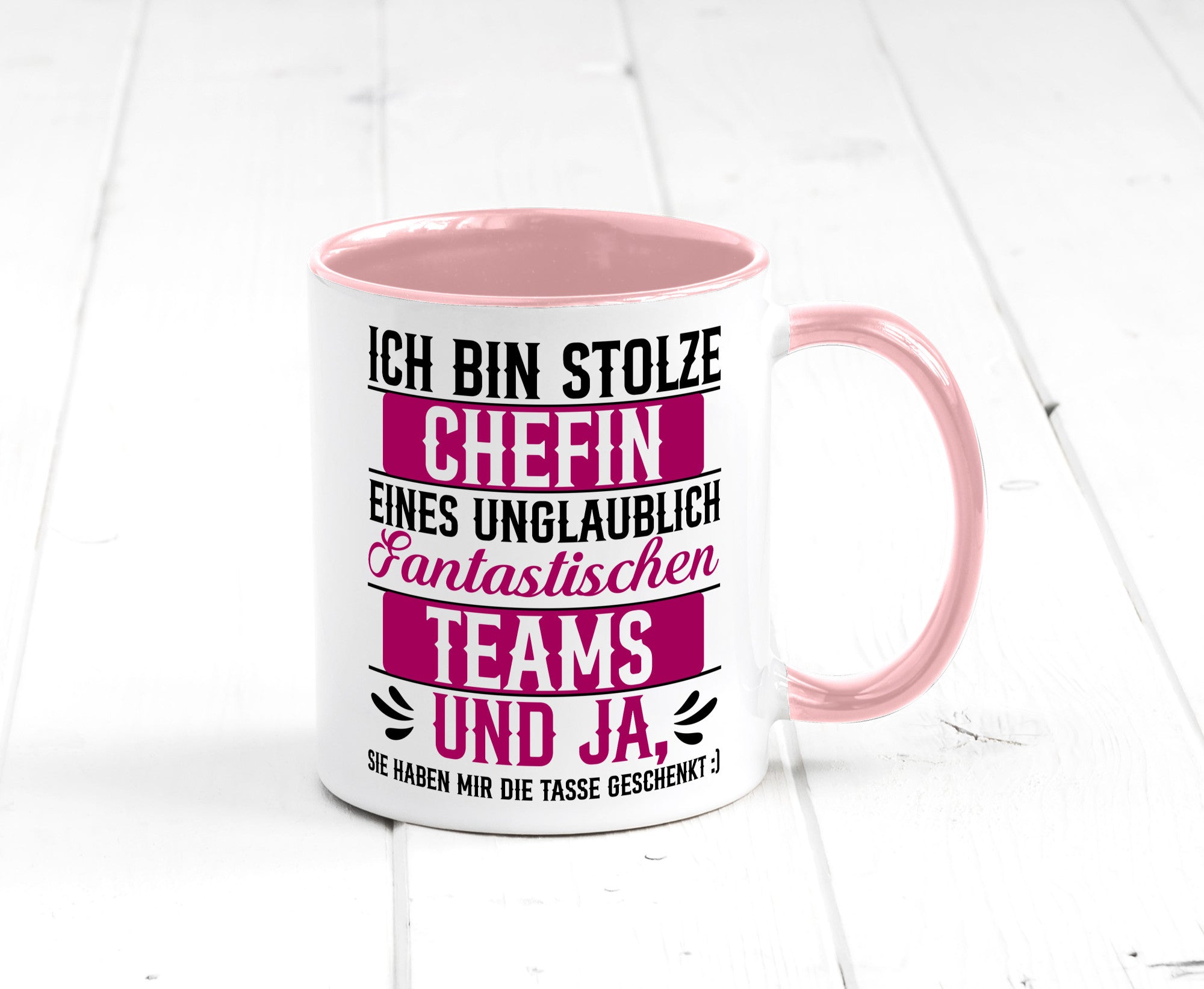 Stolze Chefin | Tolles Team Mitarbeiter lustig Arbeit Kollegen Büro Geschenk