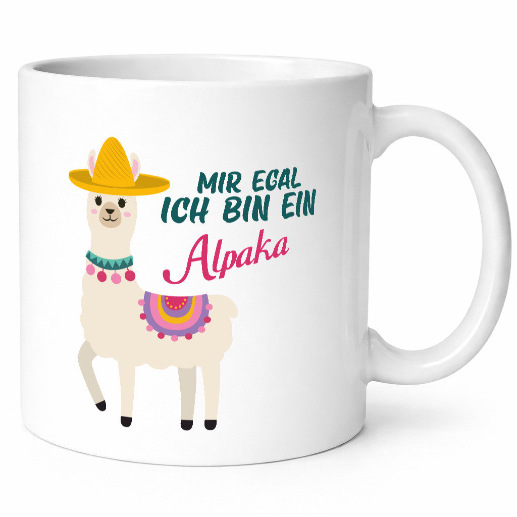 Mir egal ich bin ein Alpaka | Lama Spuckendes lustiger Spruch Geschenk Humor