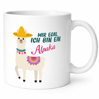 Mir egal ich bin ein Alpaka | Lama Spuckendes lustiger Spruch Geschenk Humor