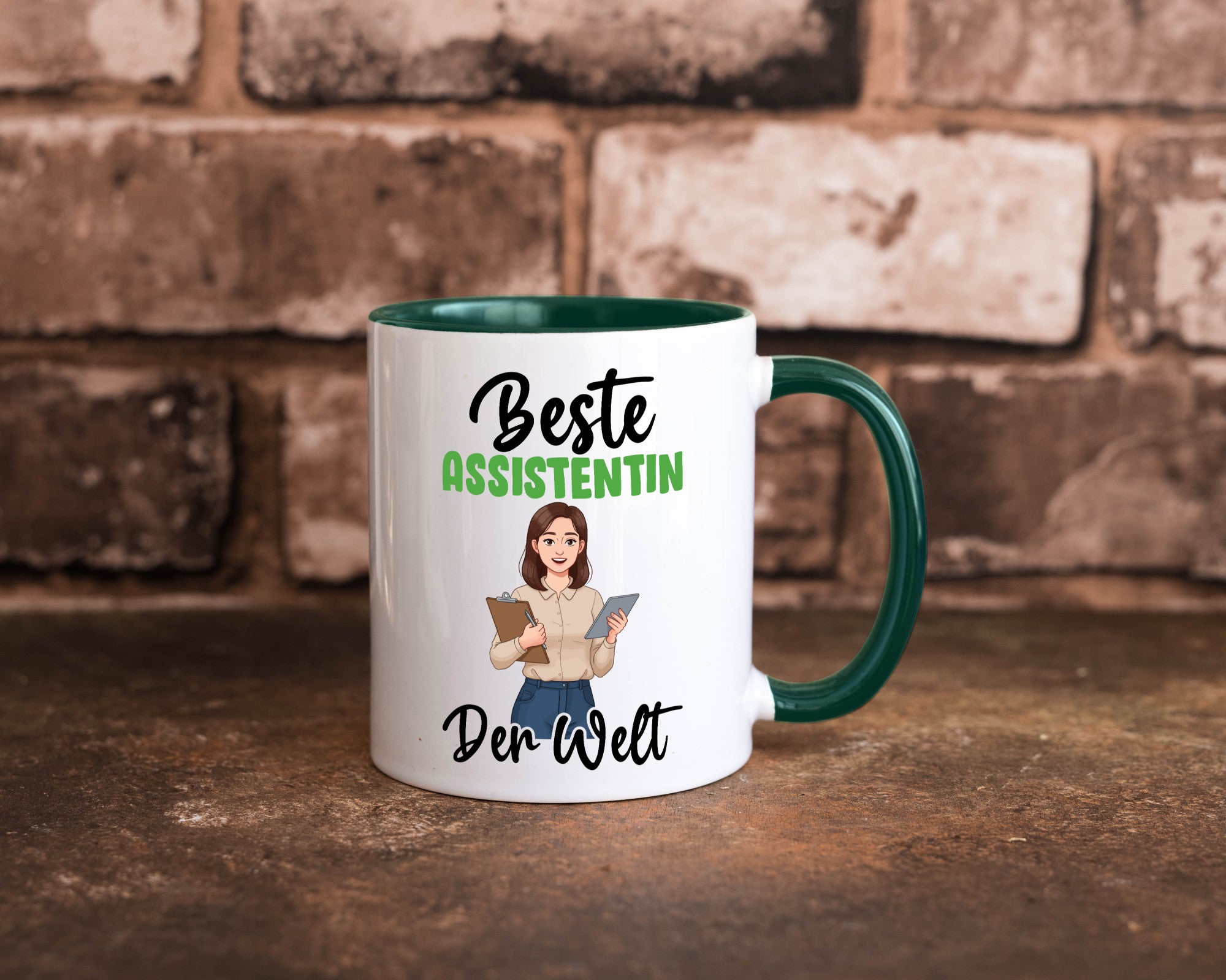 Beste Assistentin | Assistenz Hilfskraft v2 Geschenkidee Humor Tasse