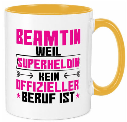 Superheldin Beamtin | Verbeamtung öffentlicher Dienst Geschenkidee Humor Tasse